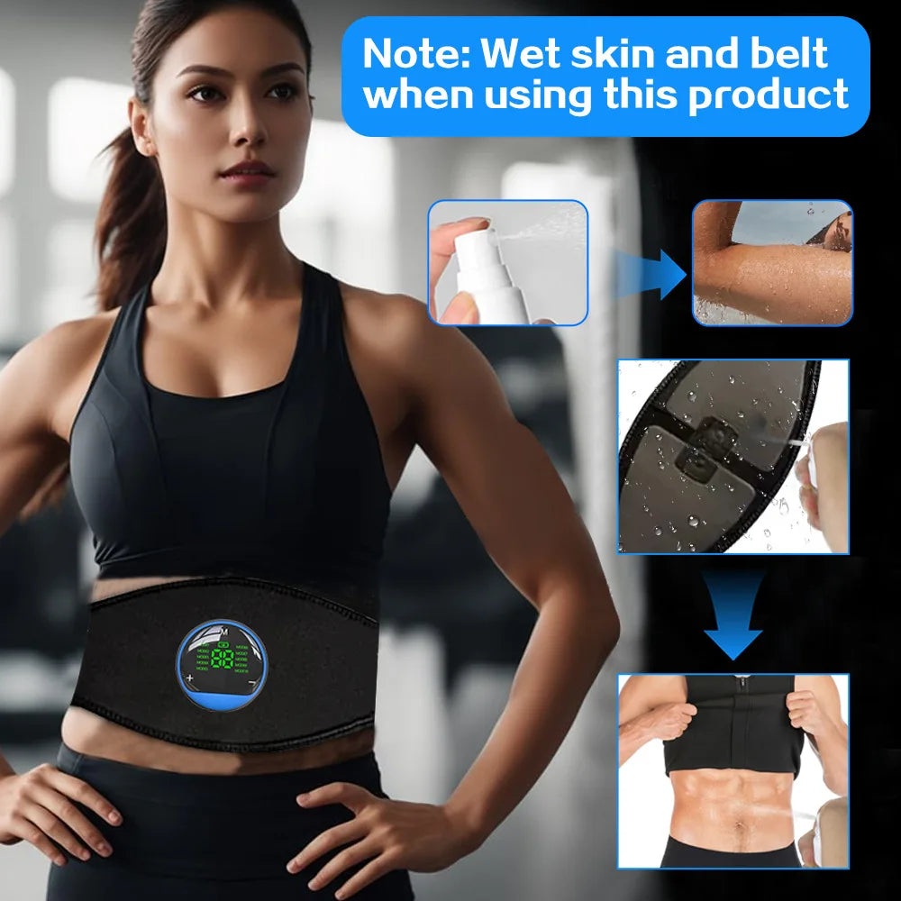 Smart EMS Core Trainer Belt with LED Display