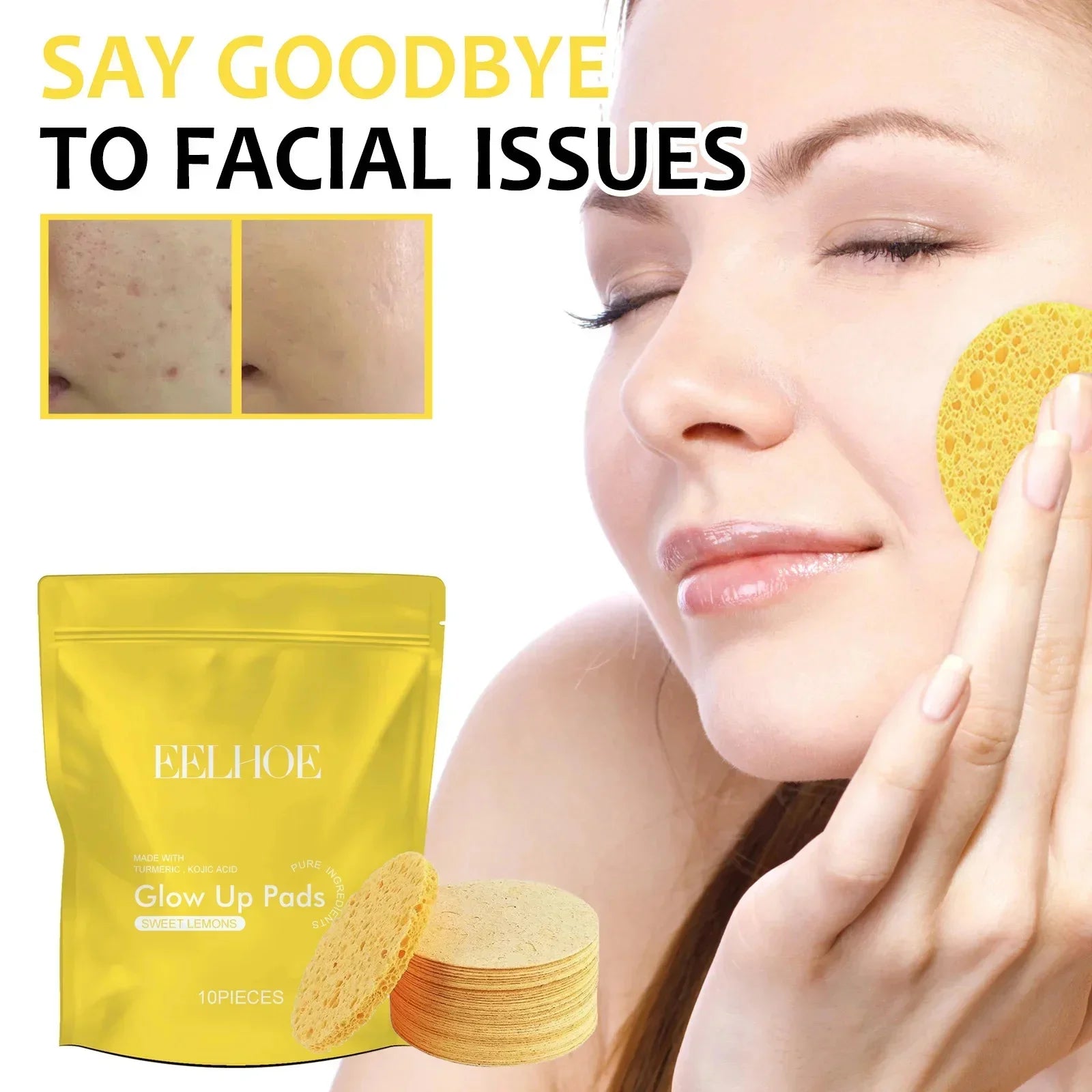 Turmeric Kojic Acid Exfoliating Cleansing Pads