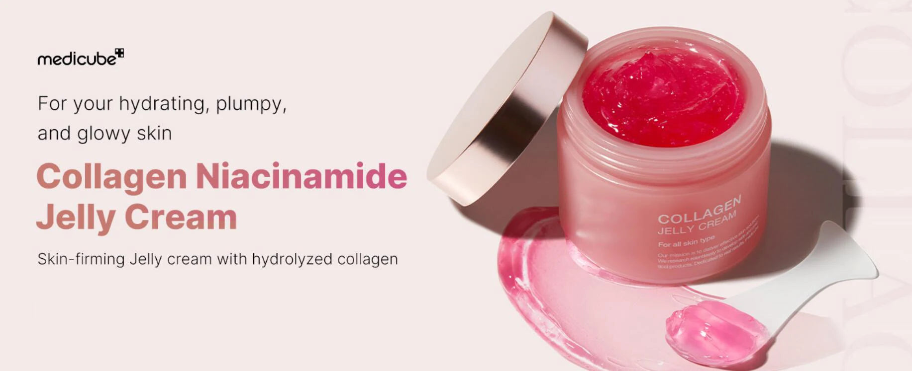 24h Glow & Lift Collagen Jelly Cream – Niacinamide & Moisturizing Care