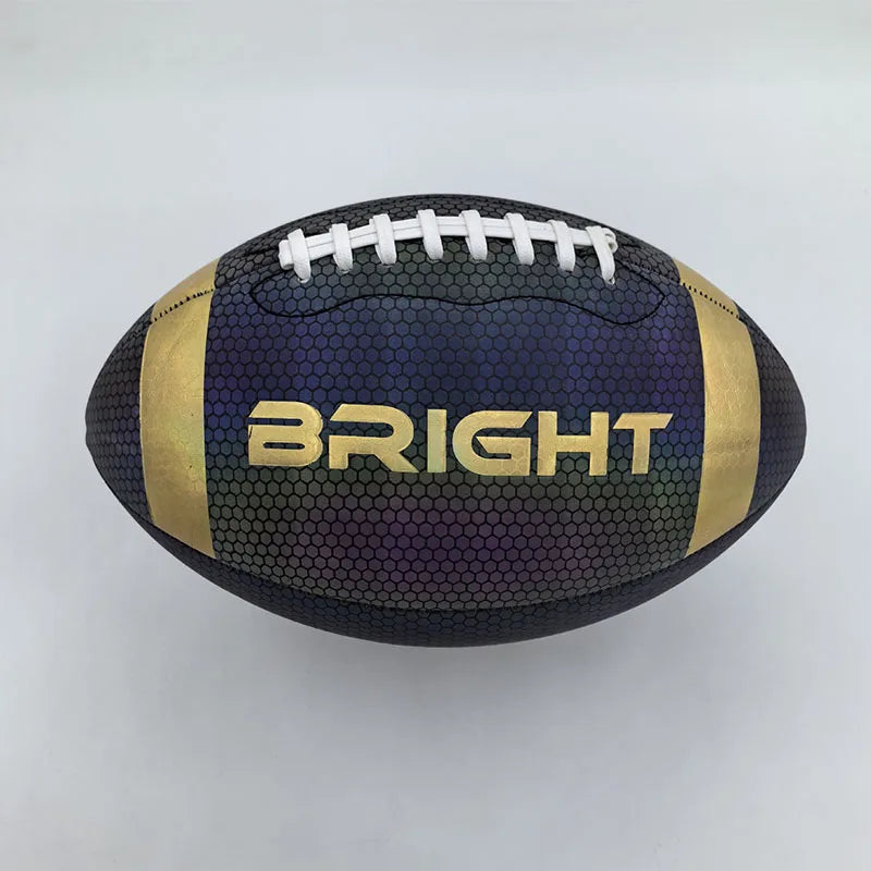 Standard Size 9 American Football – PU Rugby Ball for Youth & Adult
