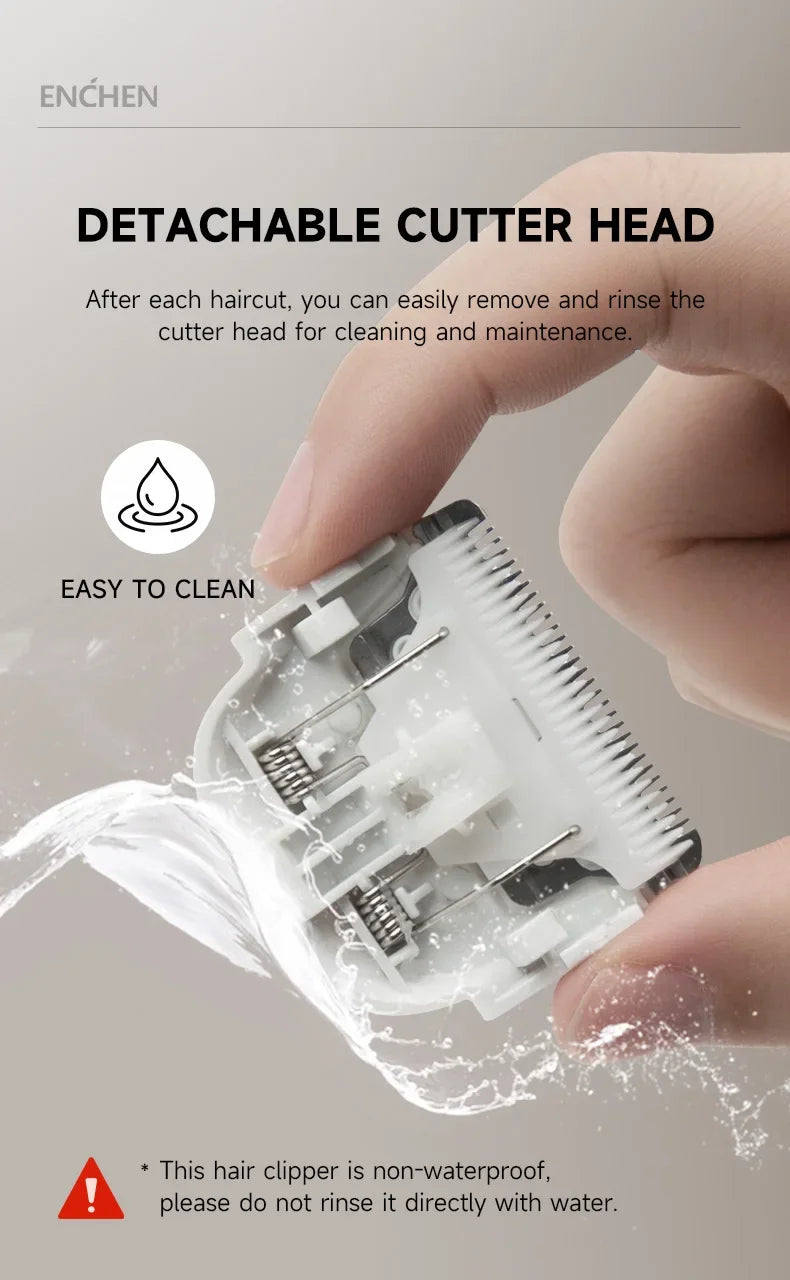 ENCHEN Cordless Hair Clipper & Beard Trimmer – Adjustable Body Groomer