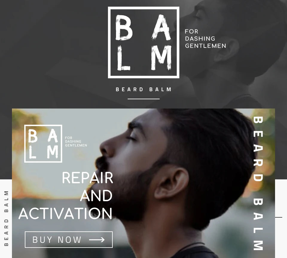 Natural Beard Balm & Growth Oil – Moisturizing Styling Cream for Men