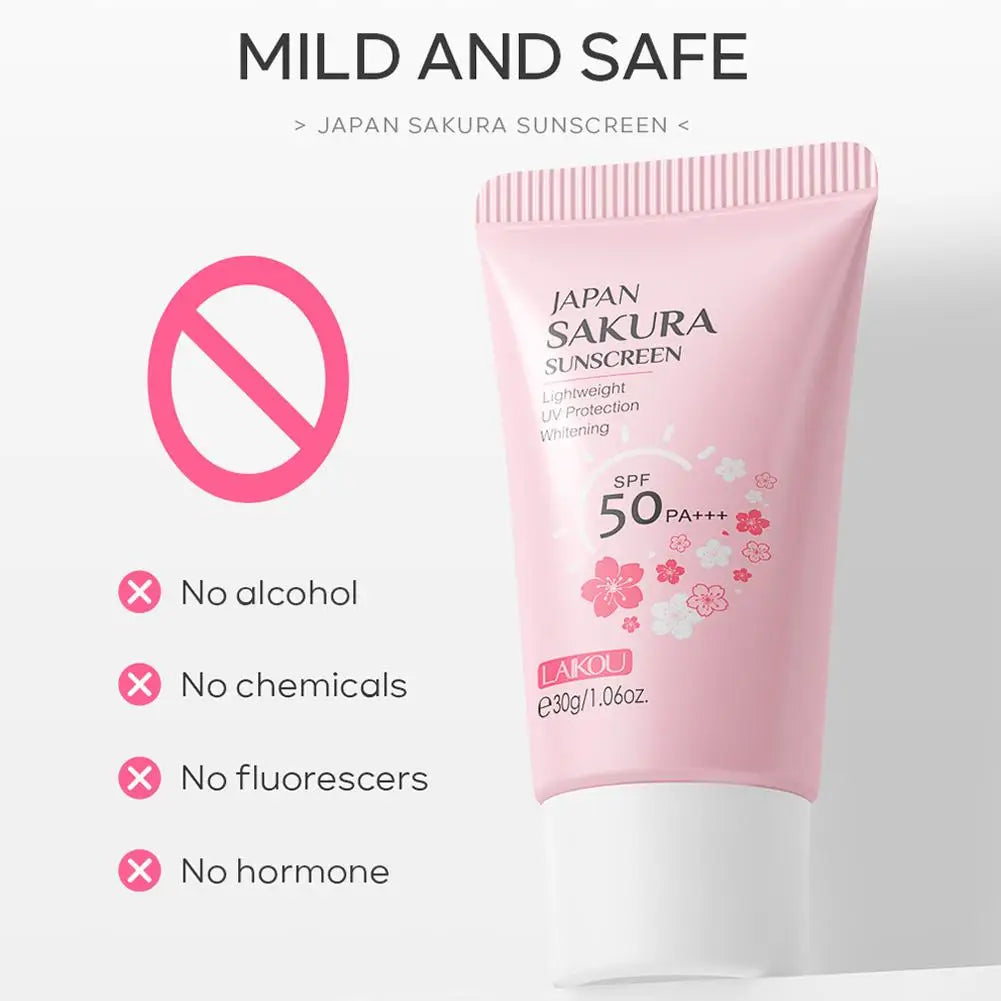 Sakura SPF50 Sunscreen Cream – Face & Body UV Protection