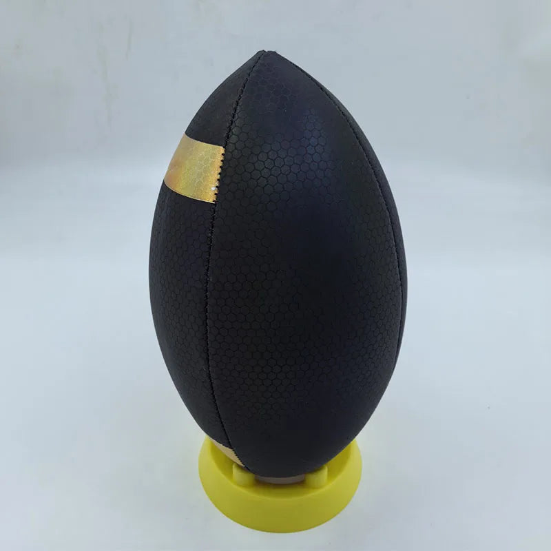 Standard Size 9 American Football – PU Rugby Ball for Youth & Adult