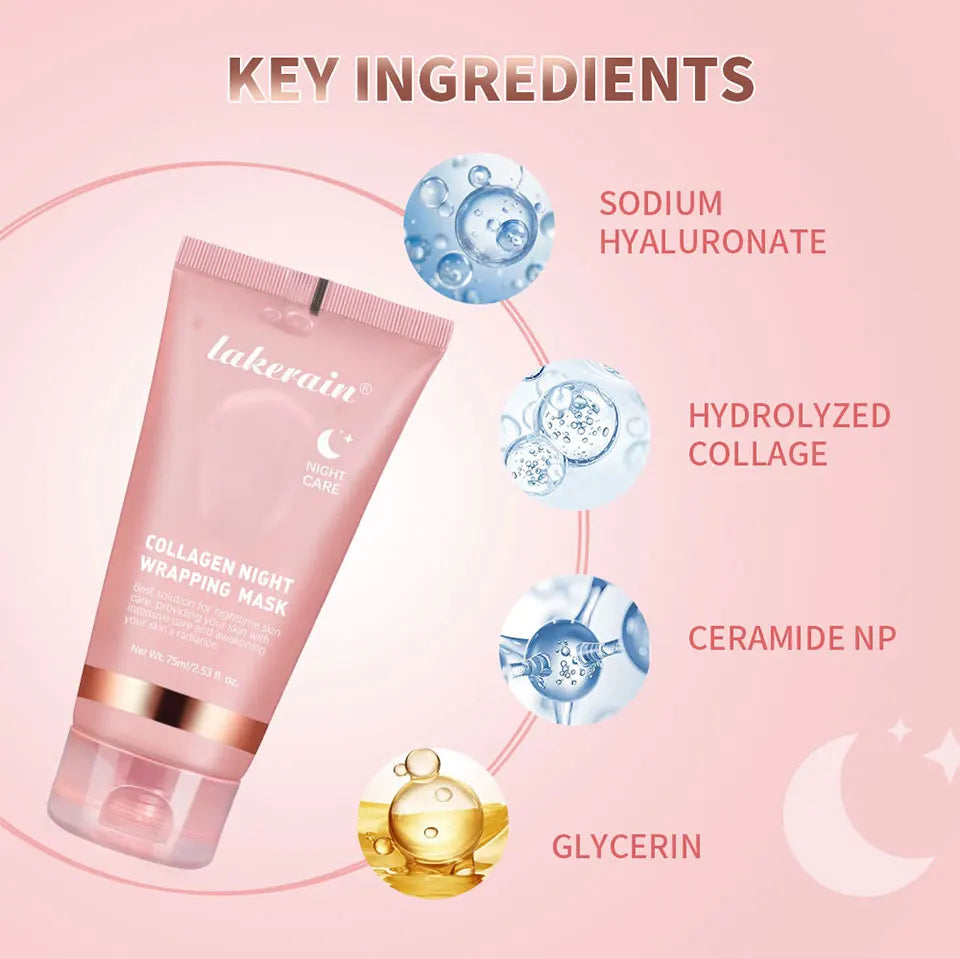 Collagen Jelly Cream – Overnight Hydrating & Firming Facial Mask