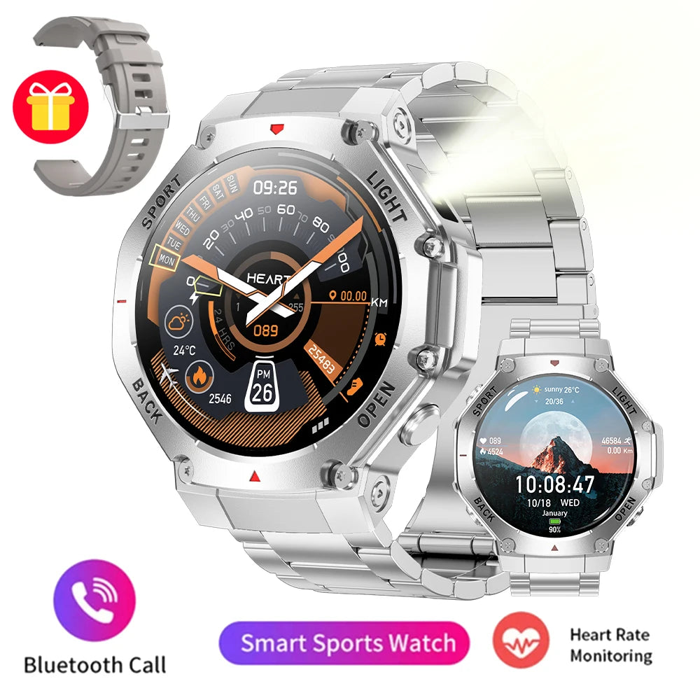 2025 Bluetooth 5.0 Smart Watch – Women's Health & Sports Tracker