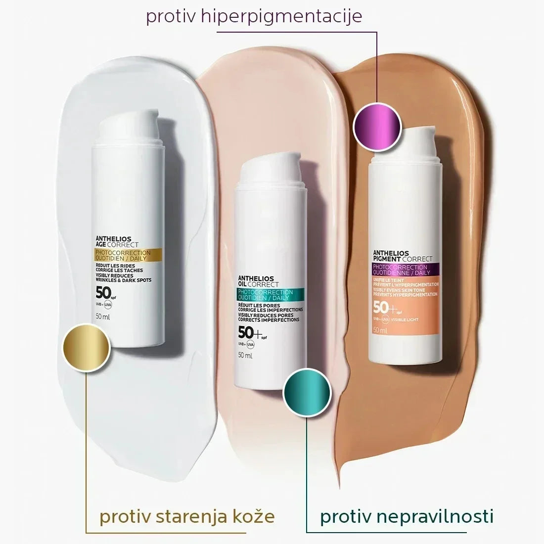 Anthelios Correct Sunscreen Cream SPF50 – 50ml