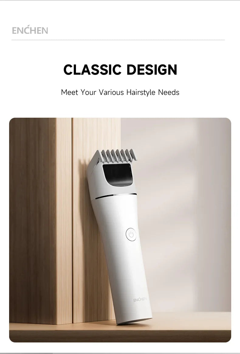 ENCHEN Cordless Hair Clipper & Beard Trimmer – Adjustable Body Groomer