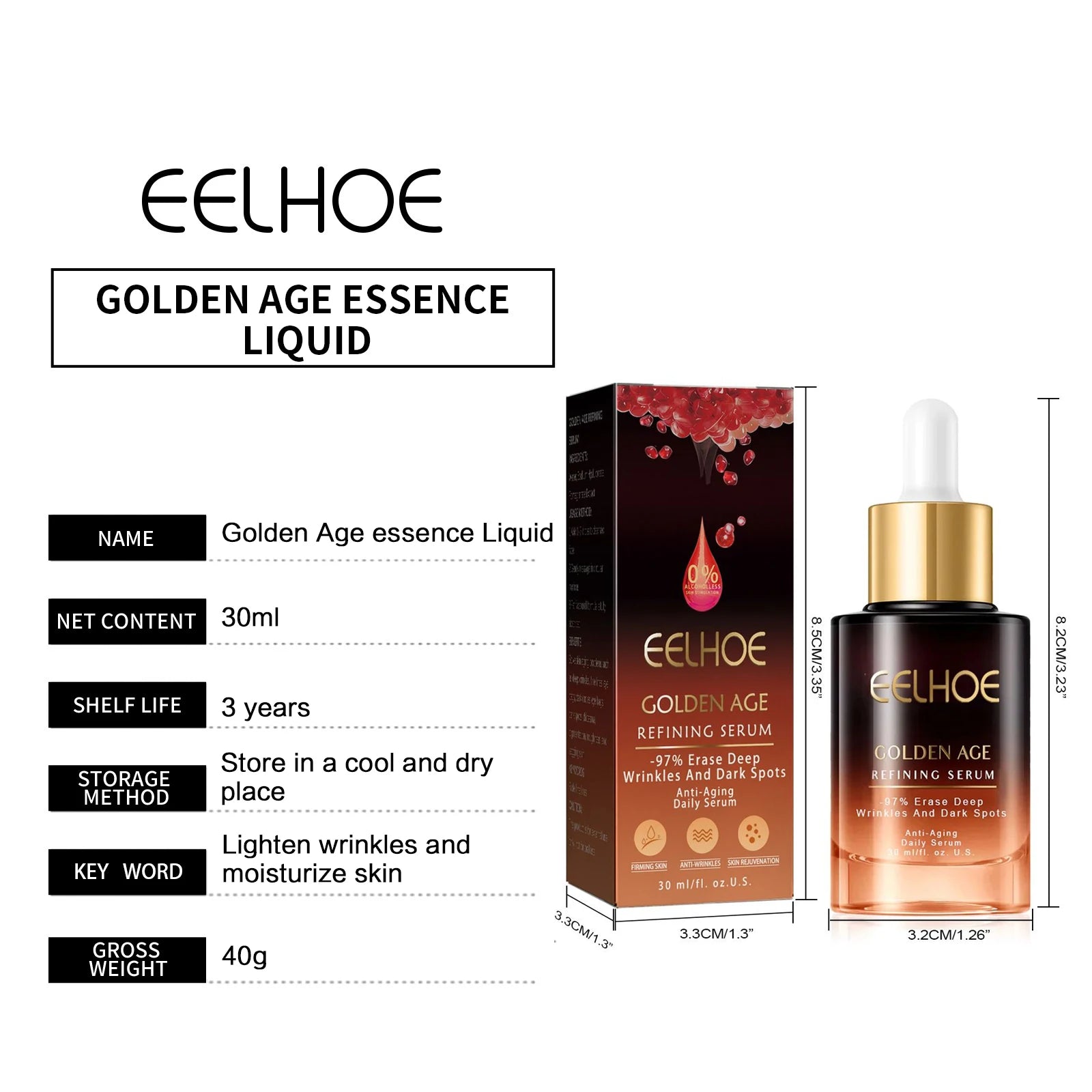 Refining Face Essence – Hydrating & Firming Serum for Fine Lines and Pores