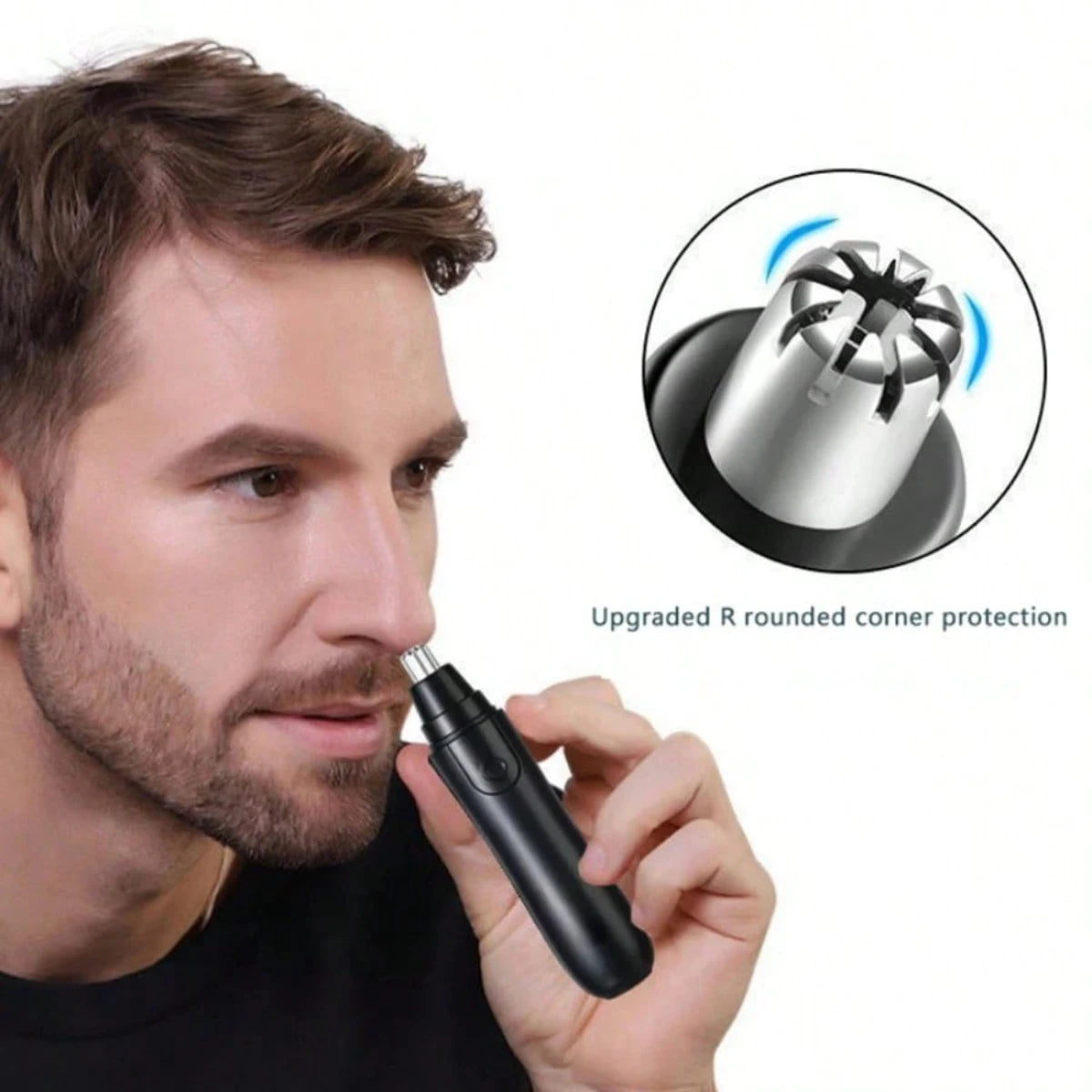 Electric Nose & Neck Hair Trimmer – Portable Unisex Shaving Tool