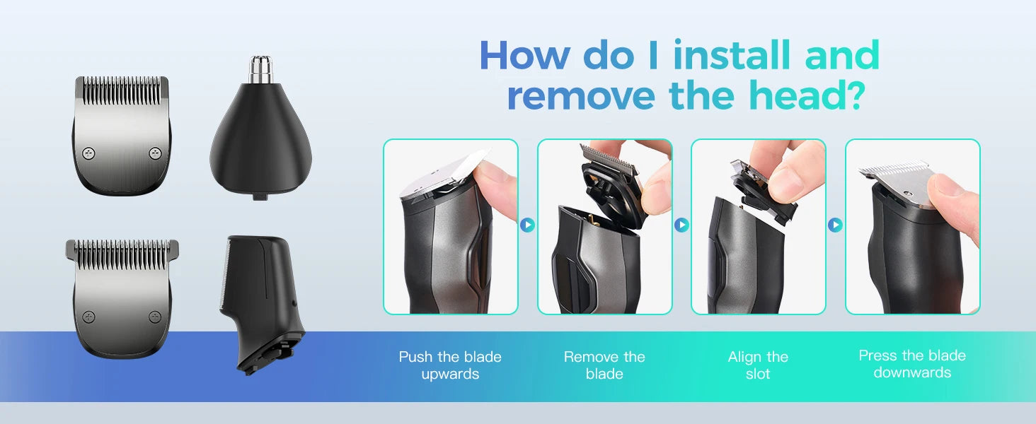 Kensen S30 4-in-1 Cordless Hair Clipper & Grooming Kit