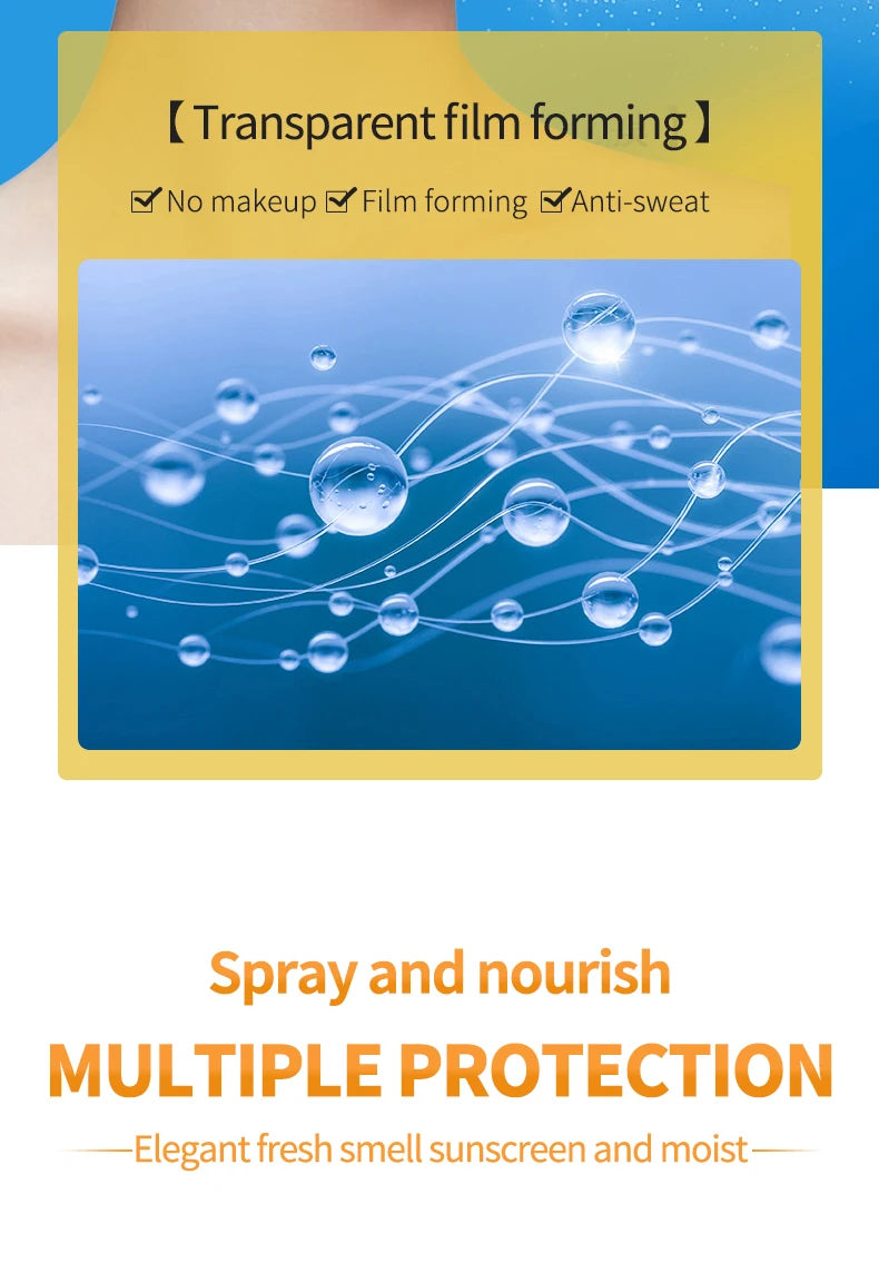 O’cheal Sunscreen Spray – 150ml Moisturizing & Anti-Aging SPF for Face & Body