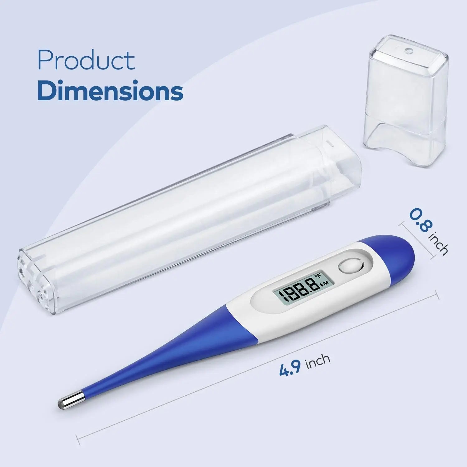 Digital Oral Thermometer – 15s Fast Reading for Adults