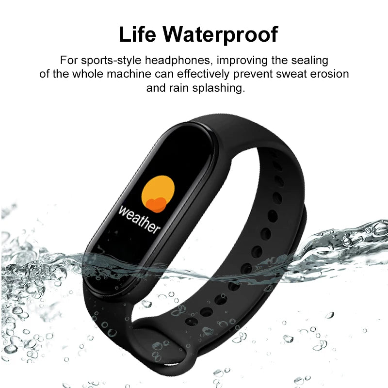 M6 Fitness Smart Watch – Heart & Health Tracker Bracelet