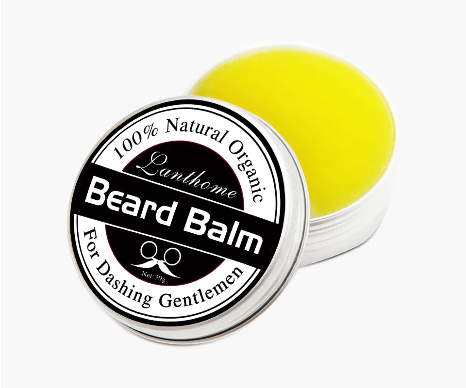 Natural Beard Balm & Growth Oil – Moisturizing Styling Cream for Men