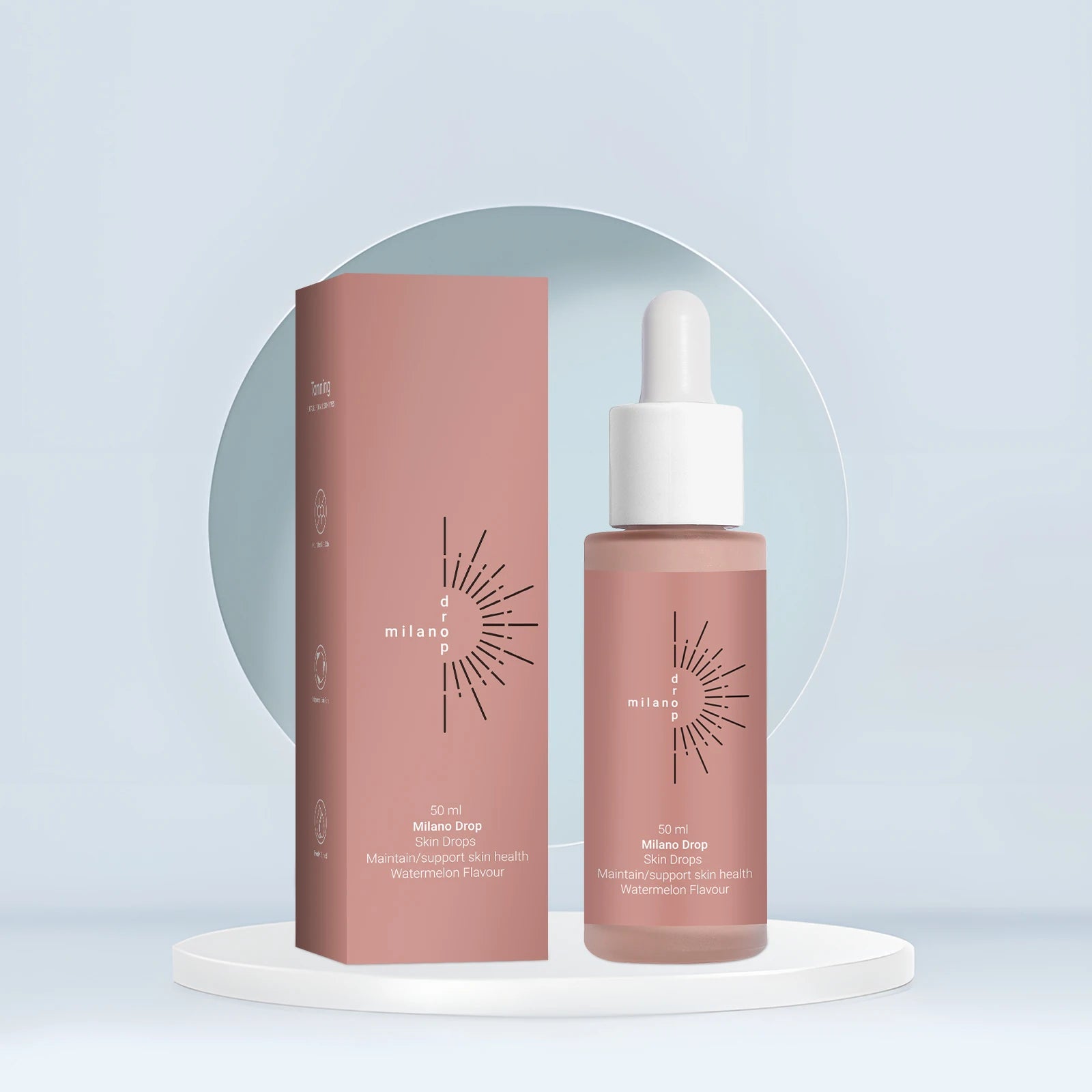 Self Tanning Drops – Natural Melanin Booster & Bronzer