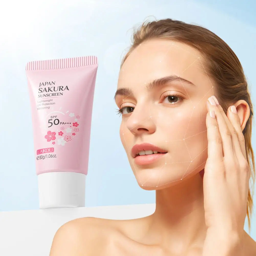 Sakura SPF50 Sunscreen Cream – Face & Body UV Protection