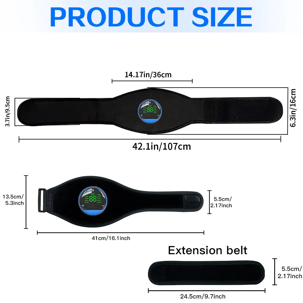 Smart EMS Core Trainer Belt with LED Display