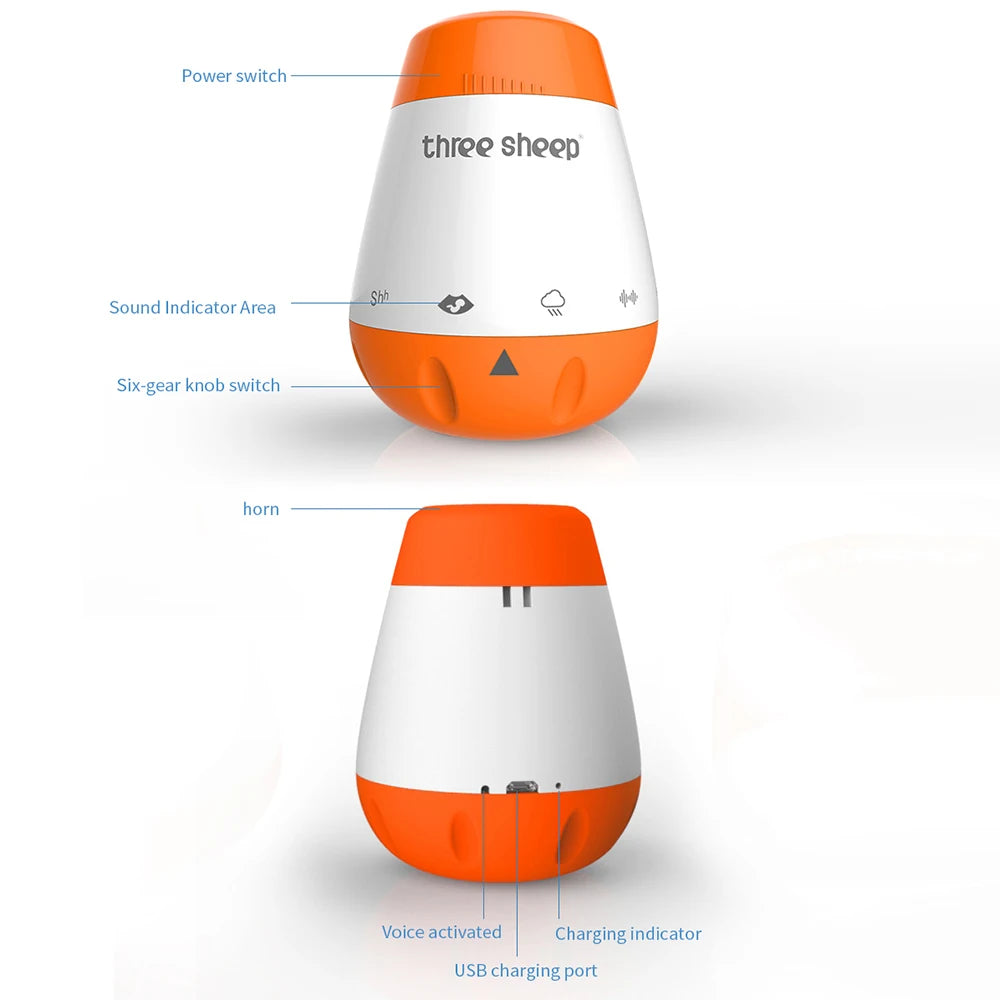 Smart Baby White Noise Machine – Sleep Aid & Sound Therapy Monitor