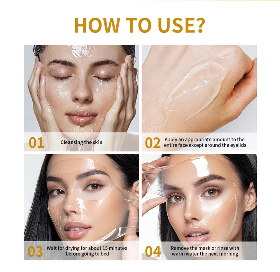 Collagen Jelly Cream – Overnight Hydrating & Firming Facial Mask